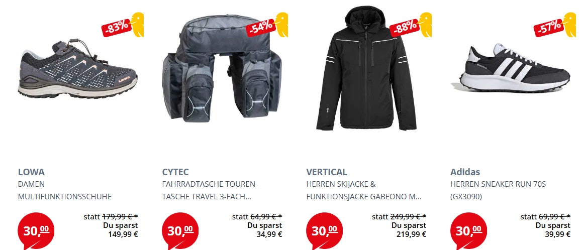 Picksport Marken-Ausverkauf