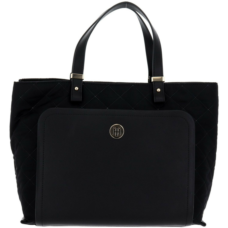 103,03€ auf Tommy Hilfiger TH Elegant Tote Quilted black (AW0AW07513) sparen