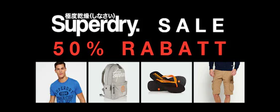 Bis zu 50% Rabatt im End of Season Sale bei Superdry
