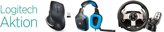 Beim Kauf von 2 Logitech-Produkten 50% Rabatt auf das günstigere bei Amazon *UPDATE*