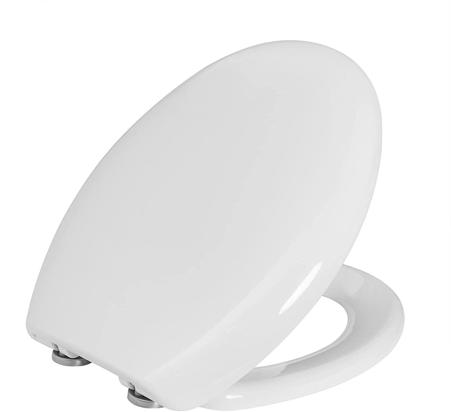 WOLTU Toilettendeckel mit Absenkautomatik, O Form