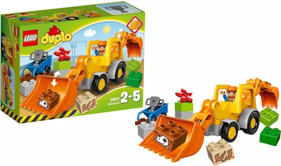 Lego Duplo - Baggerlader (10811) für 54€ – Spiel-Fahrzeug für Kinder ab 2-5 Jahre