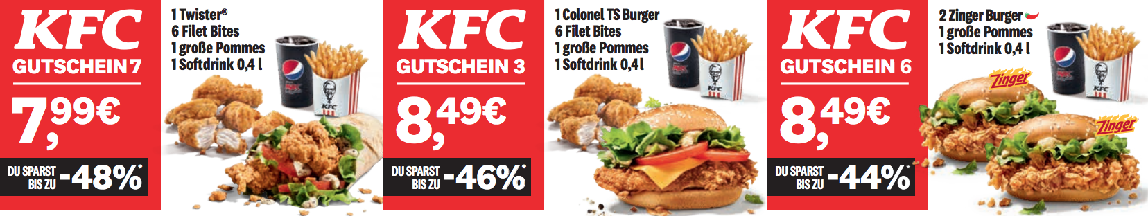 Coupons bei KFC bis 28. Februar 2021 » neues PDF mit über 50% Rabatt 🍗