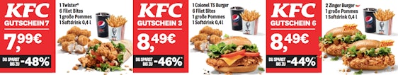 Coupons bei KFC bis 28. Februar 2021 » neues PDF mit über 50% Rabatt 🍗