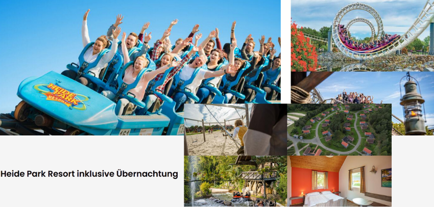 Heide Park Resort inklusive Übernachtung im Holiday Camp für 59€ pro Person 