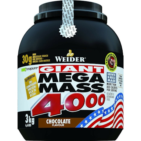 10,62€ auf Weider Mega Mass 4000 Vanille 3000g sparen