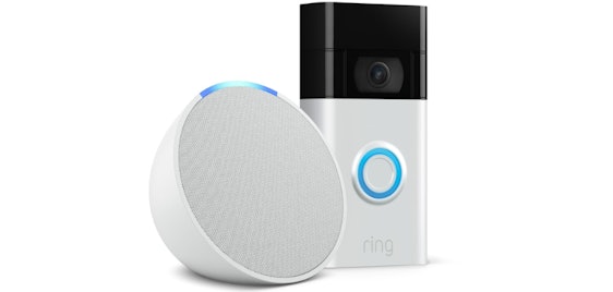So günstig wie nie! 🤩 Ring Video Doorbell + Echo Pop für 50€ – Video-Türklingel im Bundle mit Smart Speaker ✨