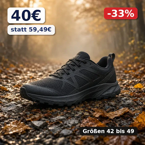 🔥 ASICS Gel-Venture 11 Herren Trailrunning-Schuh (schwarz) für 40€ (statt 59,49€)