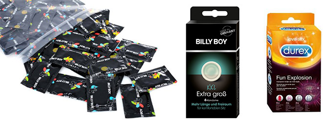 Diverse Kondom-Packungen bei Amazon im Angebot - z.B. Billy Boy - transparente Kondome mit XXL Größe, 6 Stück für 3,99€
