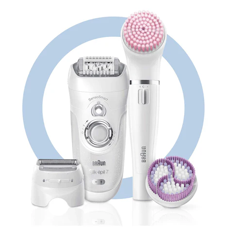 Braun Silk-épil Professional Beauty-Set 7-895 6-in-1 Kabellose Wet&Dry Haarentfernung