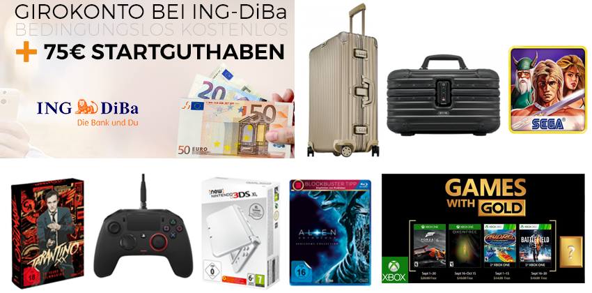 Highlight-Angebote: Die besten Schnäppchen am 01.09.2017