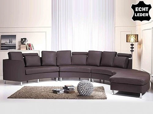 Preisfehler! Ledercouch Rund Rotunde in braun für 110€ statt 2.730€