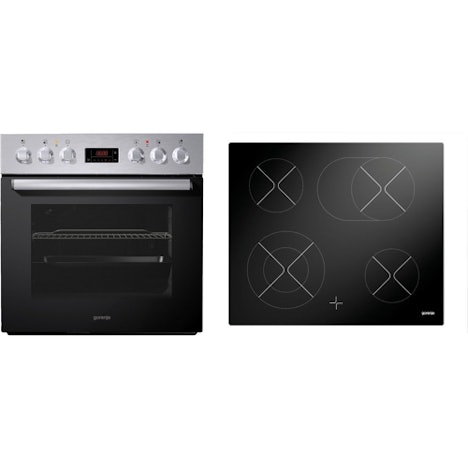Gorenje Jubi - Set 2 Herd-Kochfeld-Kombination - Edelstahl für 299€