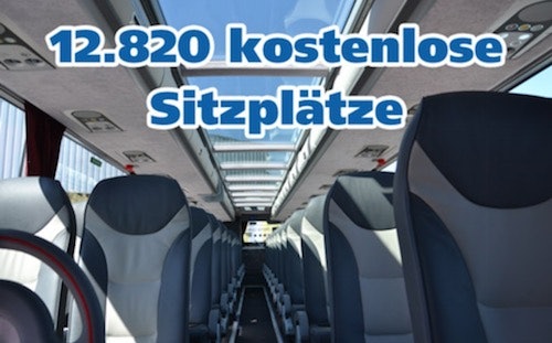 deinbus verschenkt 12820 Tickets