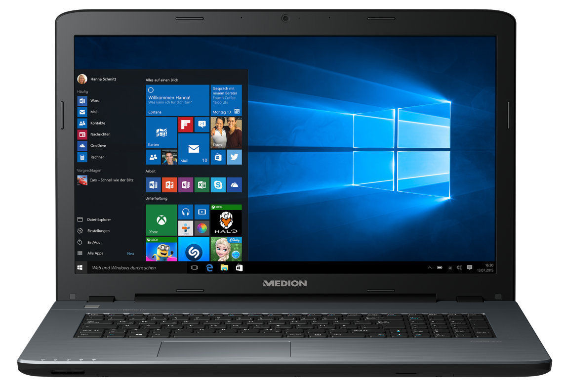 MEDION AKOYA P7641 MD 99856 für 699,99 EUR inkl. Versand [B-Ware]