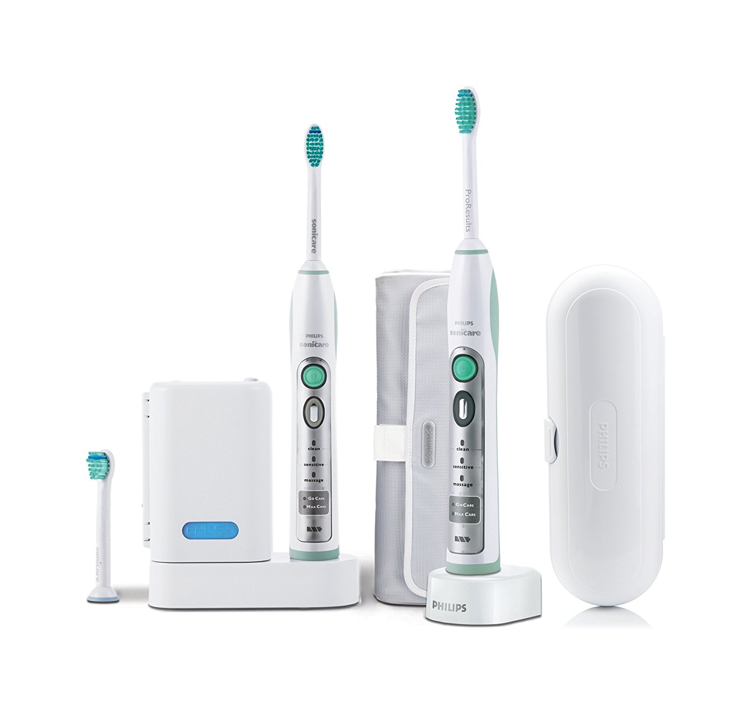 Philips Sonicare Elektrische Zahnbürste mit Schalltechnologie im Doppelpack