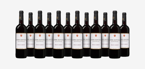 12 Flaschen Pierre Baptiste frz. Rotwein für 47€ - Merlot-Cabernet Sauvignon, rund & geschmeidig im Geschmack