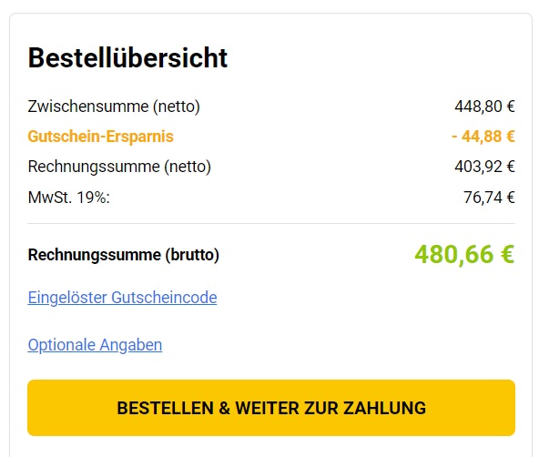 Kaiser Kraft Gutschein einlösen