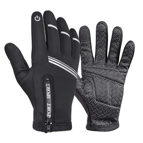Hikenture Fahrradhandschuhe für 11€ - rutschfest, winddicht, warm und mit Touchscreenfunktion