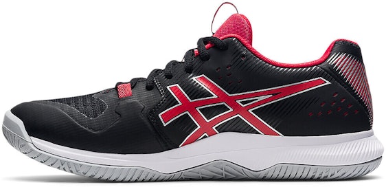 Asics Gel-Tactic black/electric red mit 17% Nachlass