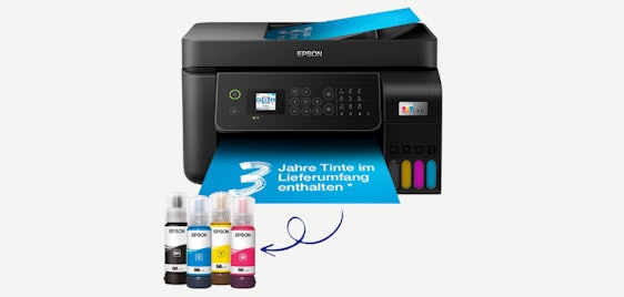 Epson EcoTank ET-4800 für 237€ - Multifunktions-Druckeri, 3 Jahre Tinte, Heat-Free-Technology