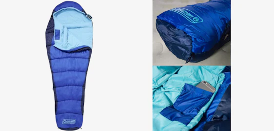 Nur heute! ⏳ Coleman Fision 100 für 36€ - Outdoor-Schlafsack, Coletherm-Isolierung
