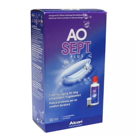 61% Rabatt auf AoSept Plus, 90ml Pflegemittel für Kontaktlinsen
