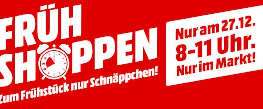Media Markt Frühshoppen im Preischeck » Lohnt die Schnäppchenjagd im Markt? - Noch bis 11 Uhr