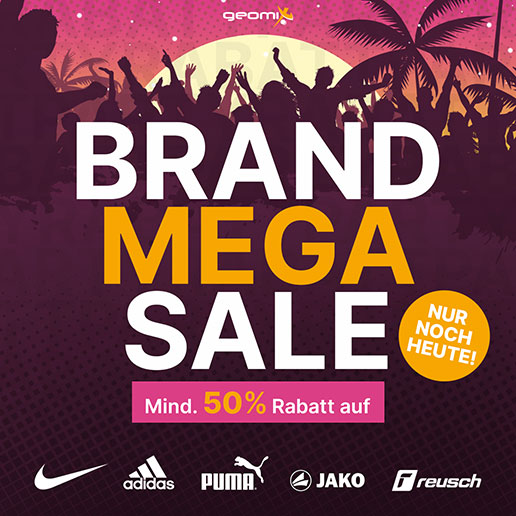 Nur heute! 50% Rabatt im Marken Sale bei Geomix - z.B. adidas Outdoorjacke Tiro 23 schwarz/weiß für 40€