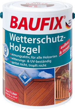 Baufix Wetterschutz-Holzgel 5 l ebenholz mit 10,95€ Ersparnis