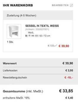 Sessel im Angebot