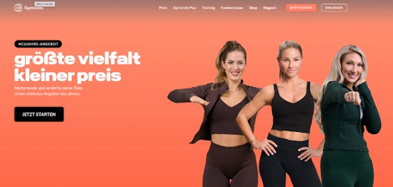 Gymondo Sale: 52% Rabatt auf Jahresmitgliedschaft - nur 4,99€/Monat, über 1.500 Workout-Videos