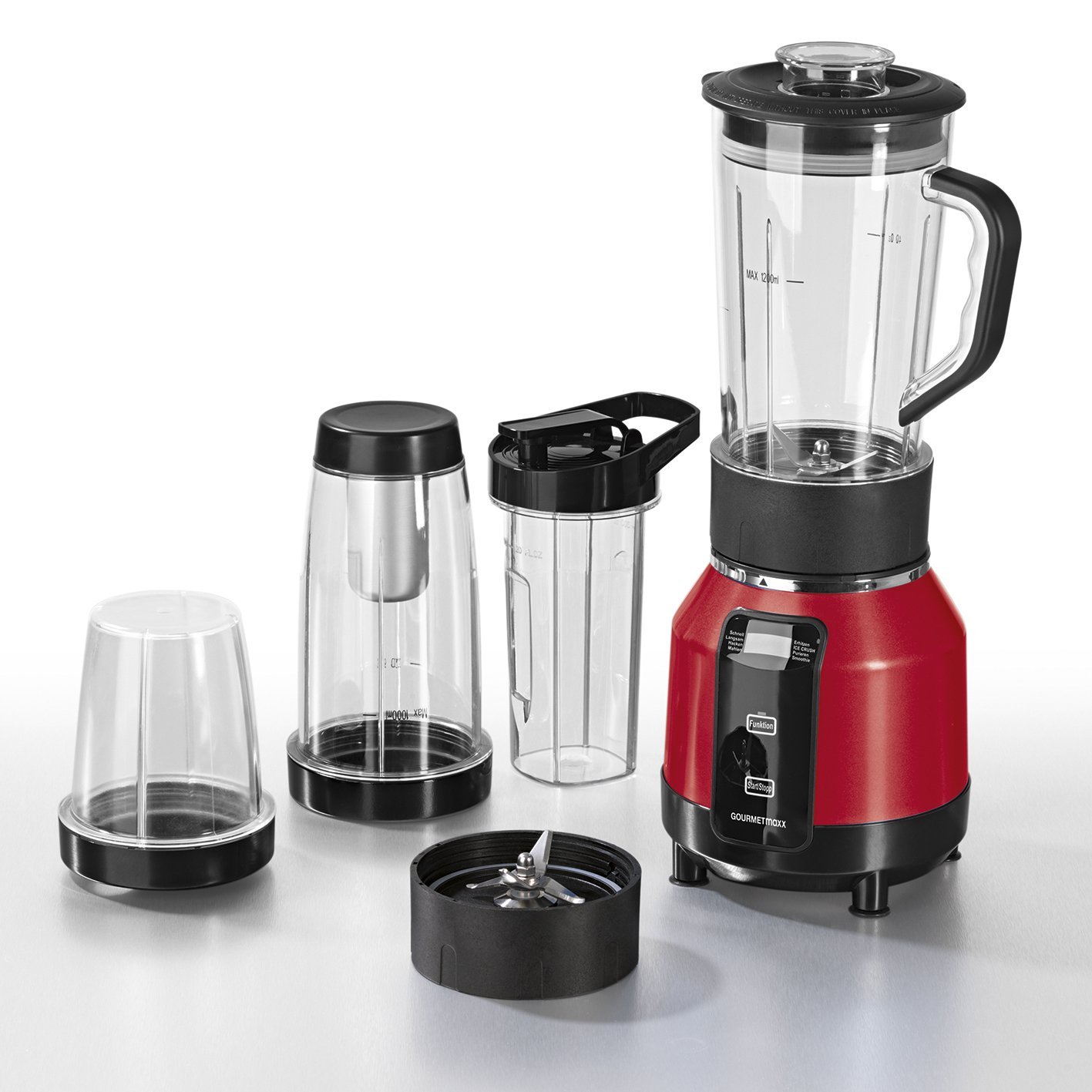  Nutrition Mixer Pro, Standmixer für heiße und kalte Speisen, 12 -teiliges Set inklusive Rezeptheft für 69,99€