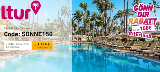 Ostern am Strand: Bis zu 150€ Rabatt/Person für ausgewählte Pauschalreisen mit LTUR