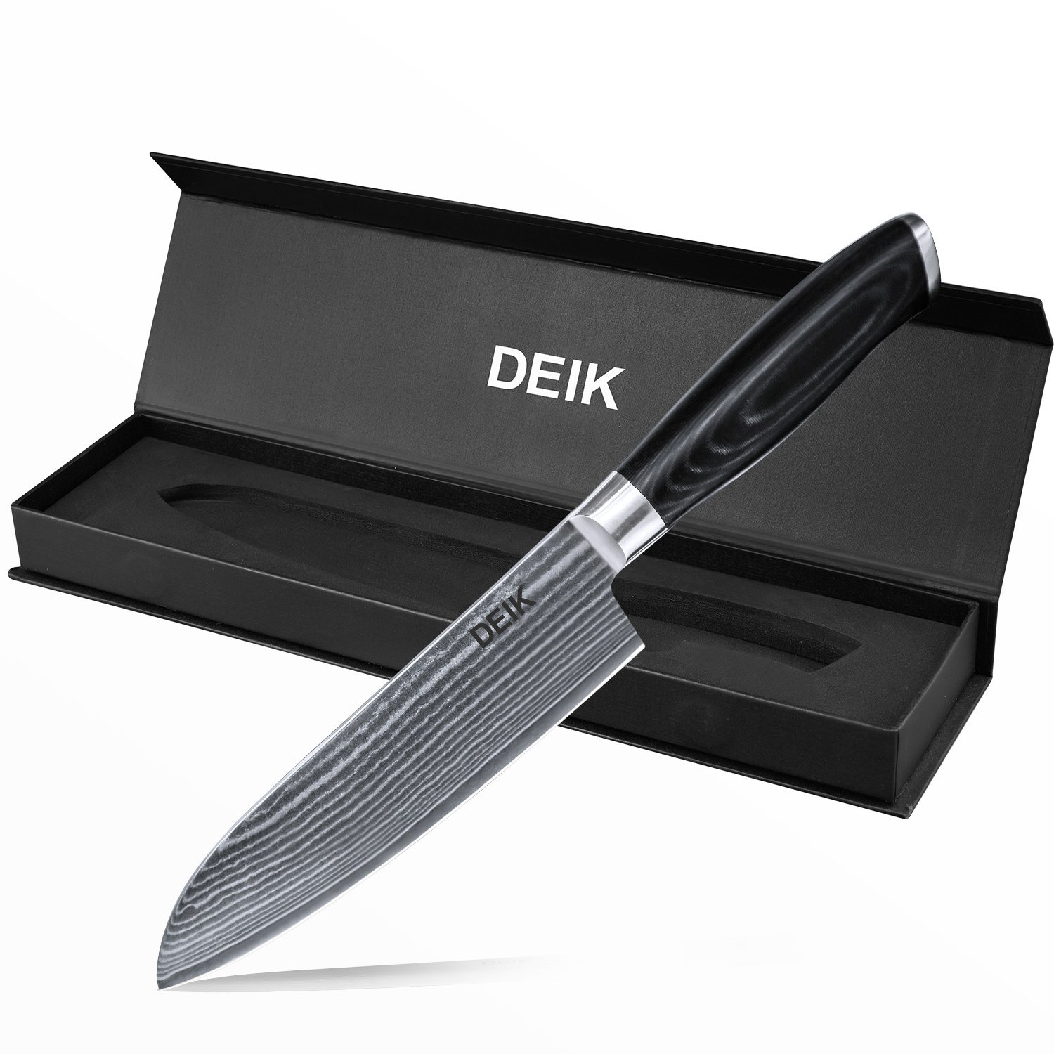 Deik Professionelle 20 cm Damastmesser Küchenmesser für 29,98 €