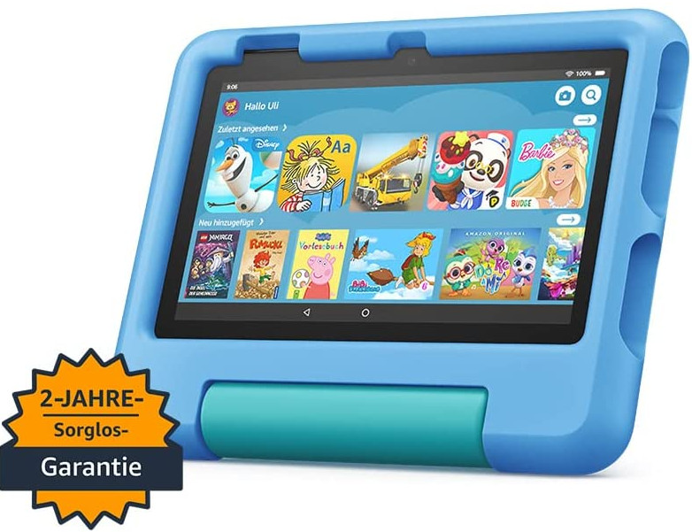 Amazon Fire 7 Kids Edition (2022) für 70€ – 7" Tablet mit 16 GB und 1 GB RAM in Blau