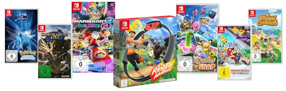 Letzte Chance! 3 Switch-Spiele kaufen, 2 bezahlen 🎮🌈 - über 50 Spiele zur Auswahl, z.B. Ring Fit Adventure & Mario Kart 8 Deluxe