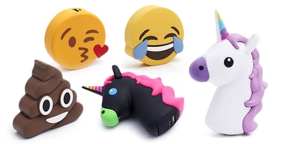 iProtect Emoji-Powerbank mit 2000mAh für 9€ - Mobiles Ladegerät für USB-Geräte in lustigem Design