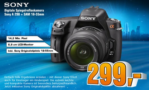 sony alpha 290 saturn