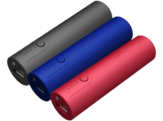 3er-Pack Powerbanks für 9,99€ - Realpower PB 260 mit 2600 mAh und LED-Taschenlampe *Update*