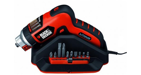 Black & Decker AS36SL Akku Schrauber für 39€ - 3,6V, Auto-Select, Rechts-/Linkslauf