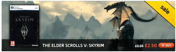 Steam - The Elder Scrolls V: Skyrim für 3€ *UPDATE3*