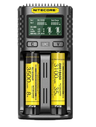 NITECORE UM4 5V / 2A Lithium-Ladegerät mit LCD-Display