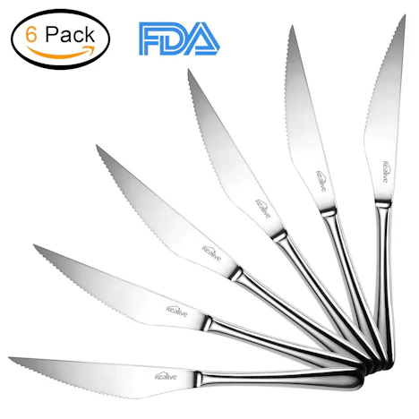 Rostfreies Steak-Messer 6-Teiliges Nur 7,67€