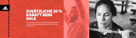 20% Extra-Rabatt auf Sale bei Adidas - viele günstige Sneaker & Klamotten