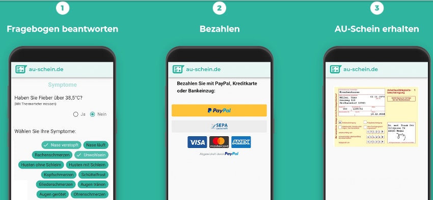 au-schein-online-bestellprozess