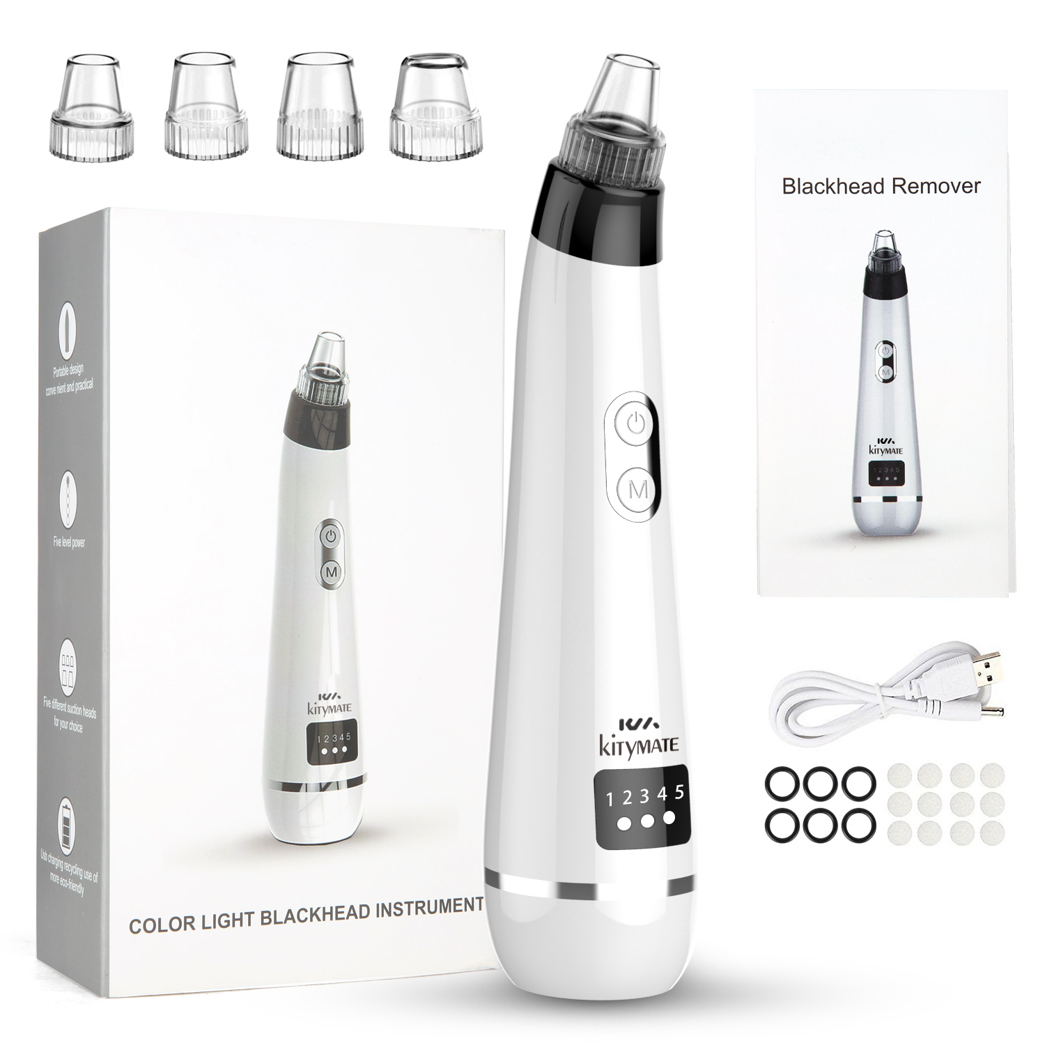 25% Rabatt für 5 in 1 Elektrischer Mitesserentferner