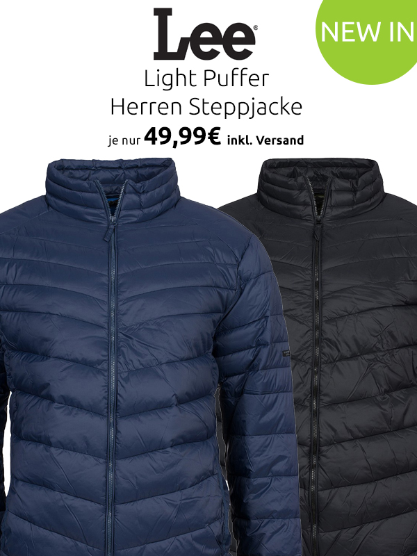 Lee Herren Steppjacke ideal für die kalte Jahreszeit nur 49,99€