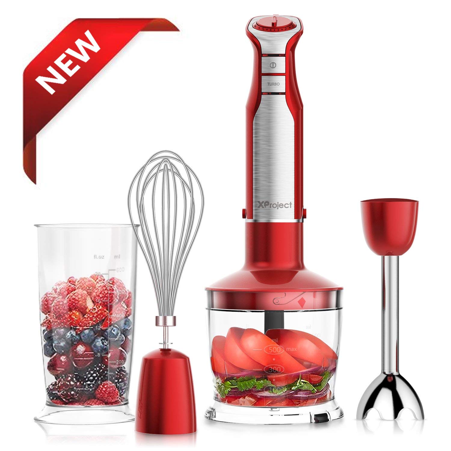 Stabmixer Set 4in1 (800W) bei Amazon