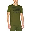 Jack & Jones Tech Herren T-Shirt Jjtacontrast Tee SS Crew Neck, Grün (Olive Night), Medium